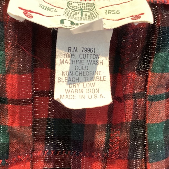 Upcycled vintage Orvis red plaid pleated mini skirt/net crinoline pockets Sz Med - Picture 14 of 14